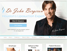 Tablet Screenshot of johnbergeronmd.com
